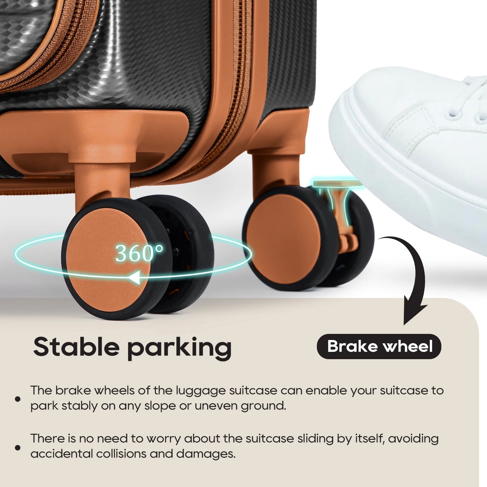 3-Piece, Hardside Carry-On Luggage Set