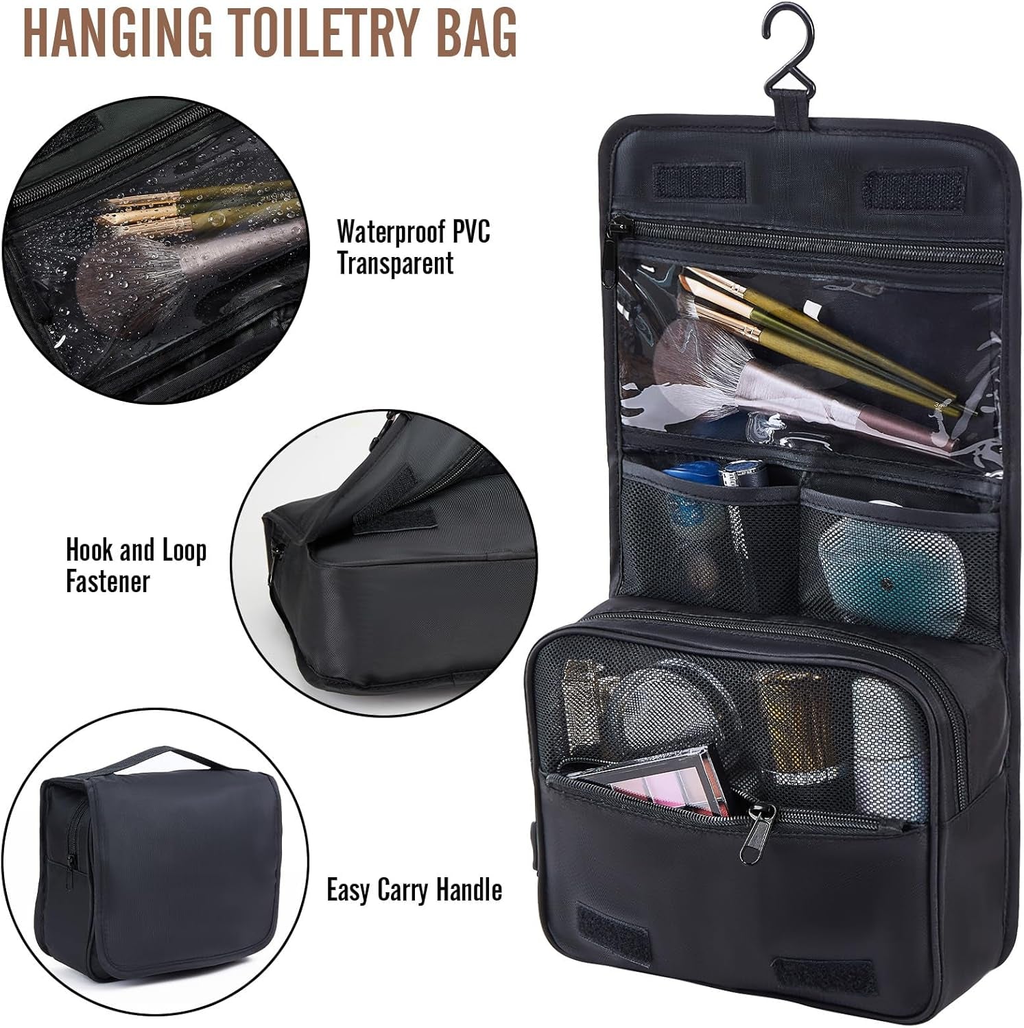8 Set Packing Cubes for Travel Essentials, Suitcase Organizer Bags Set for Luggage, Road Trip Travel Accessories in 4 Sizes (Extra Large, Large, Medium, Small), Black