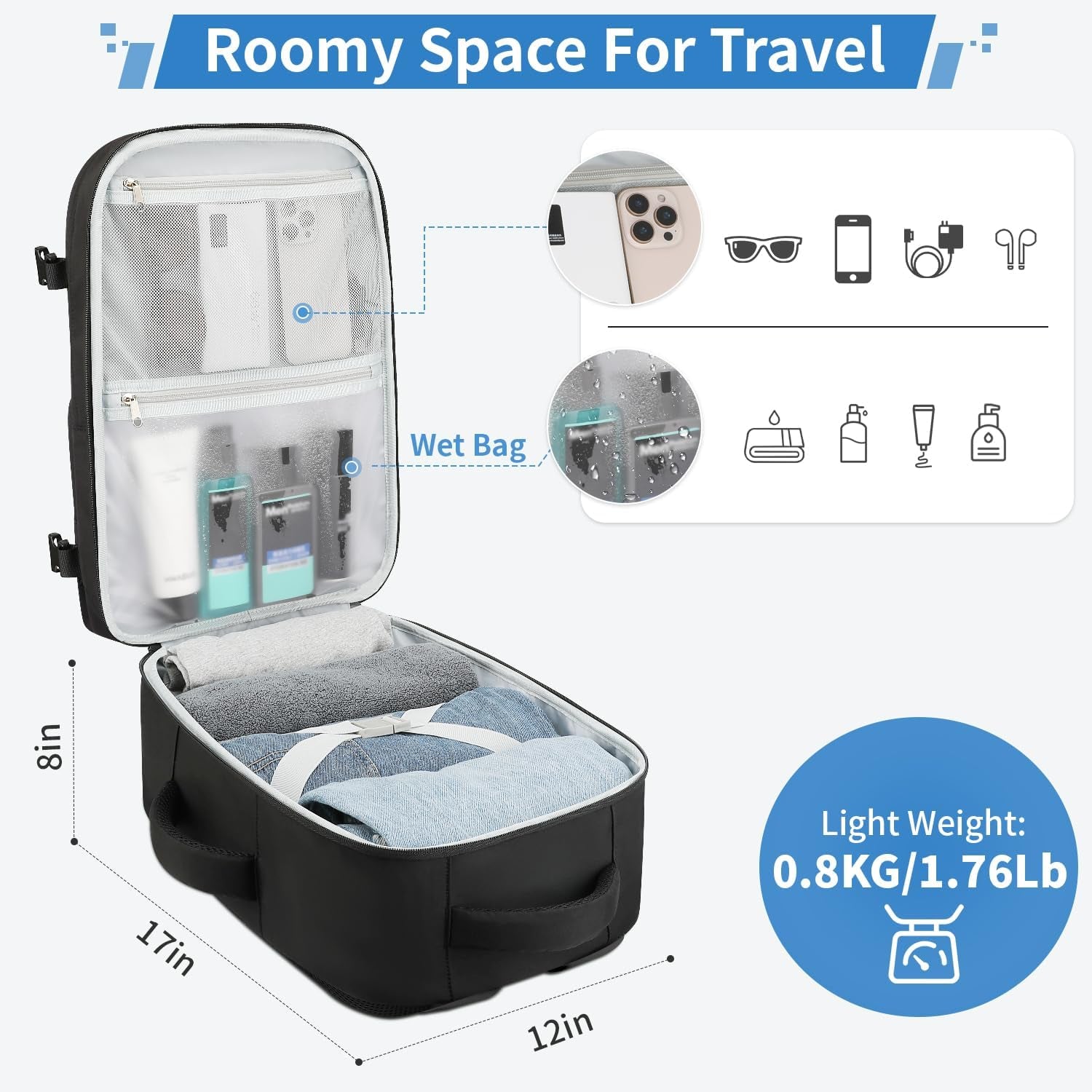 backpack for plane travel check in TSA-Approved Carry-On Backpack – Travelers Checklist