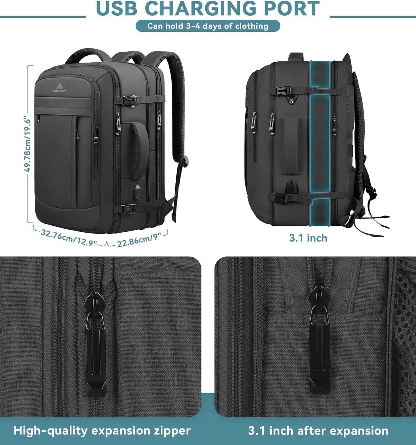 Expandable Travel Backpack – Ultimate Versatility for Adventure – Travelers Checklist Expandable Travel Backpack – Ultimate Versatility for Adventure – Travelers Checklist