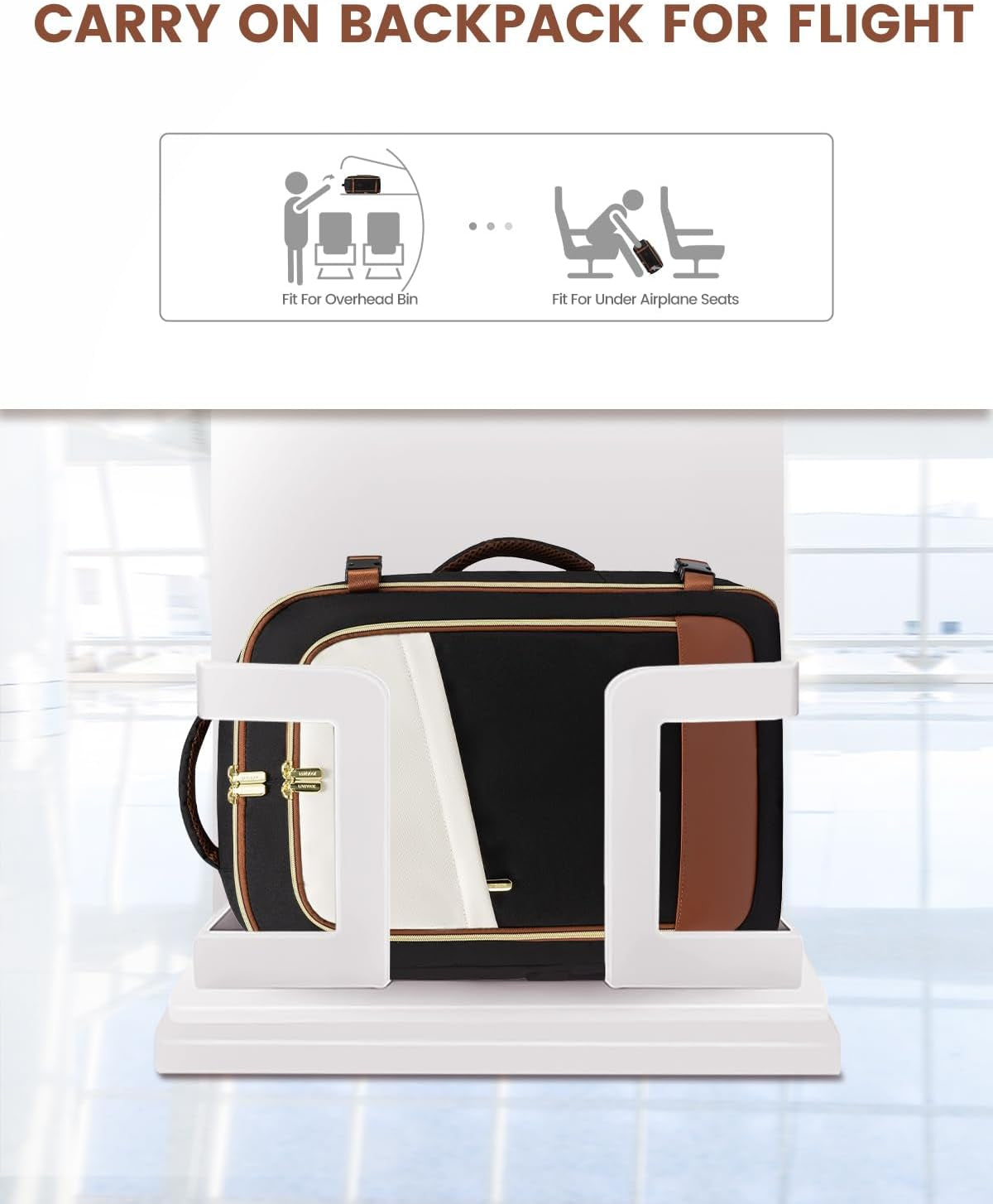 backpack for airplane travel personal item 40L Travel Backpack – Stylish, Spacious & Flight-Ready – Travelers Checklist